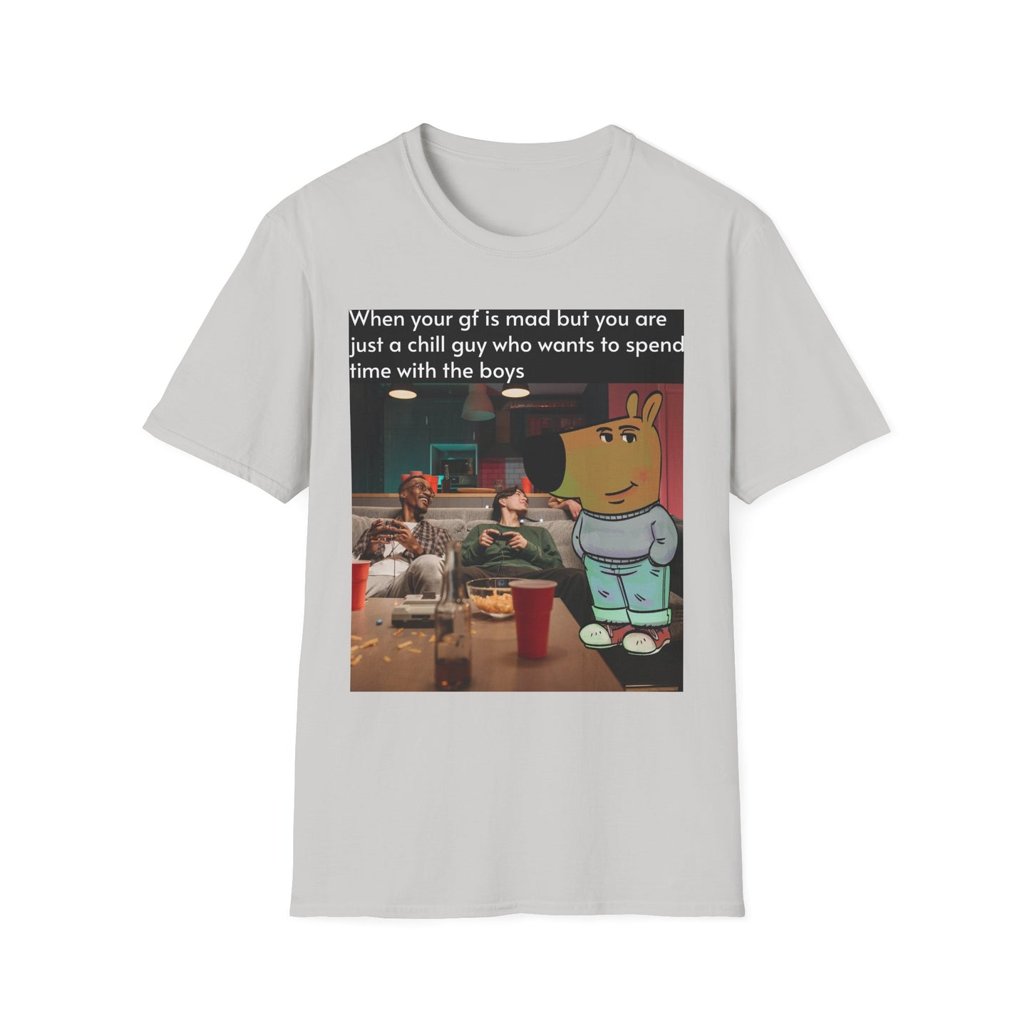 Funny Chill Guy T-Shirt - Perfect for Friends Gatherings