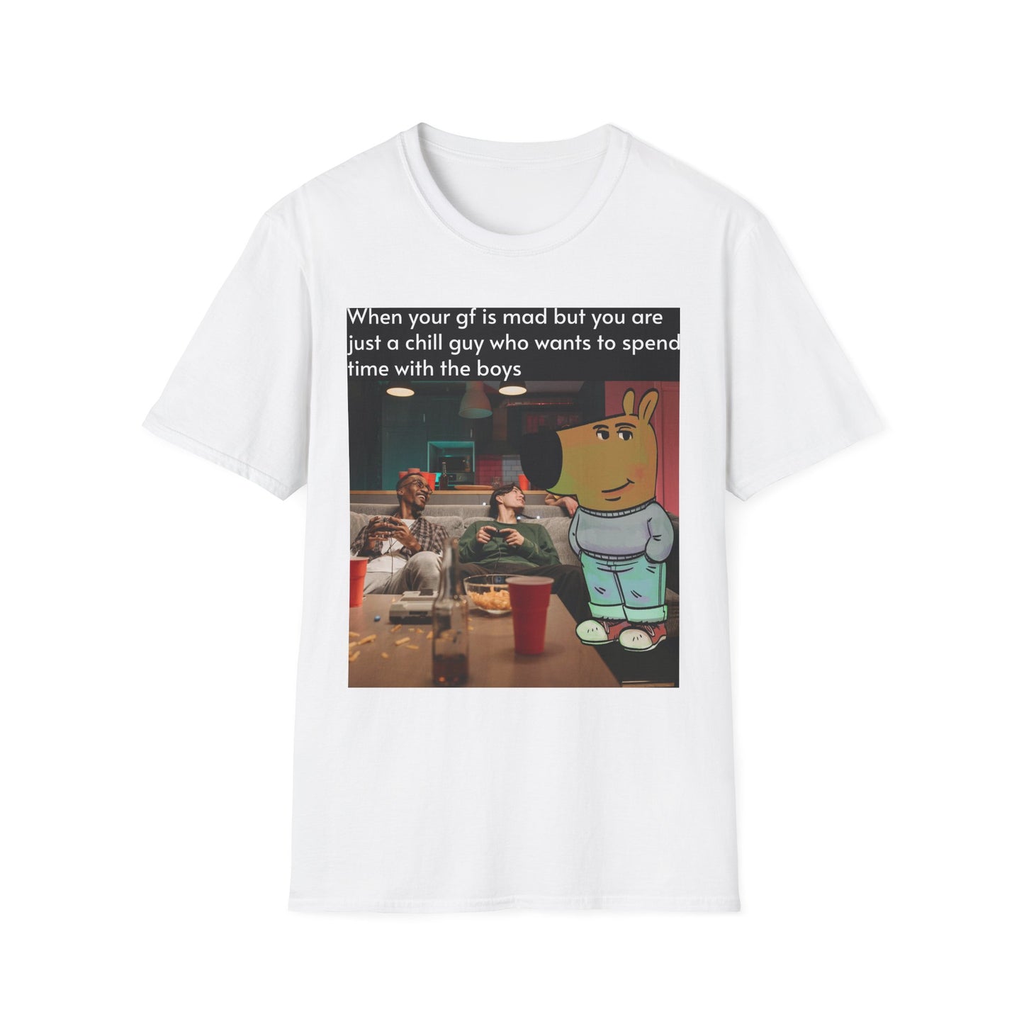 Funny Chill Guy T-Shirt - Perfect for Friends Gatherings