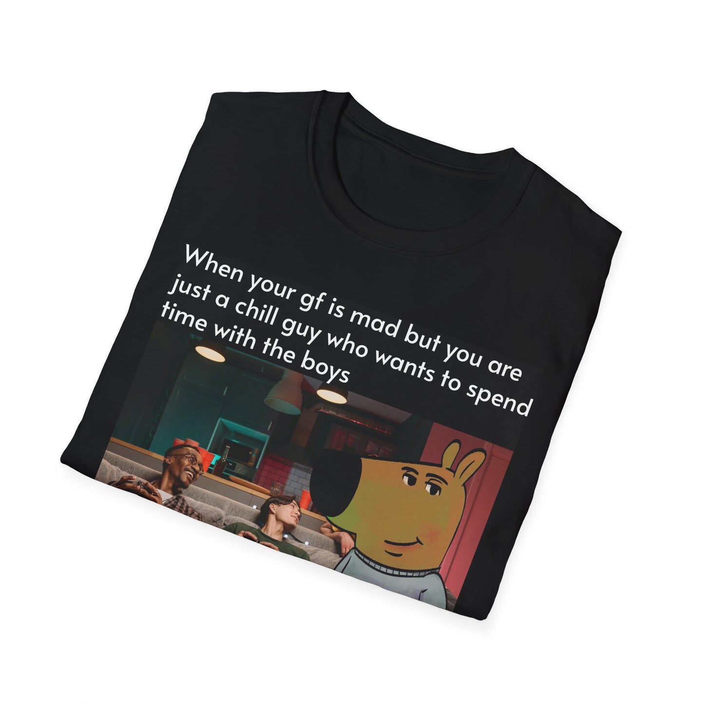 Funny Chill Guy T-Shirt - Perfect for Friends Gatherings