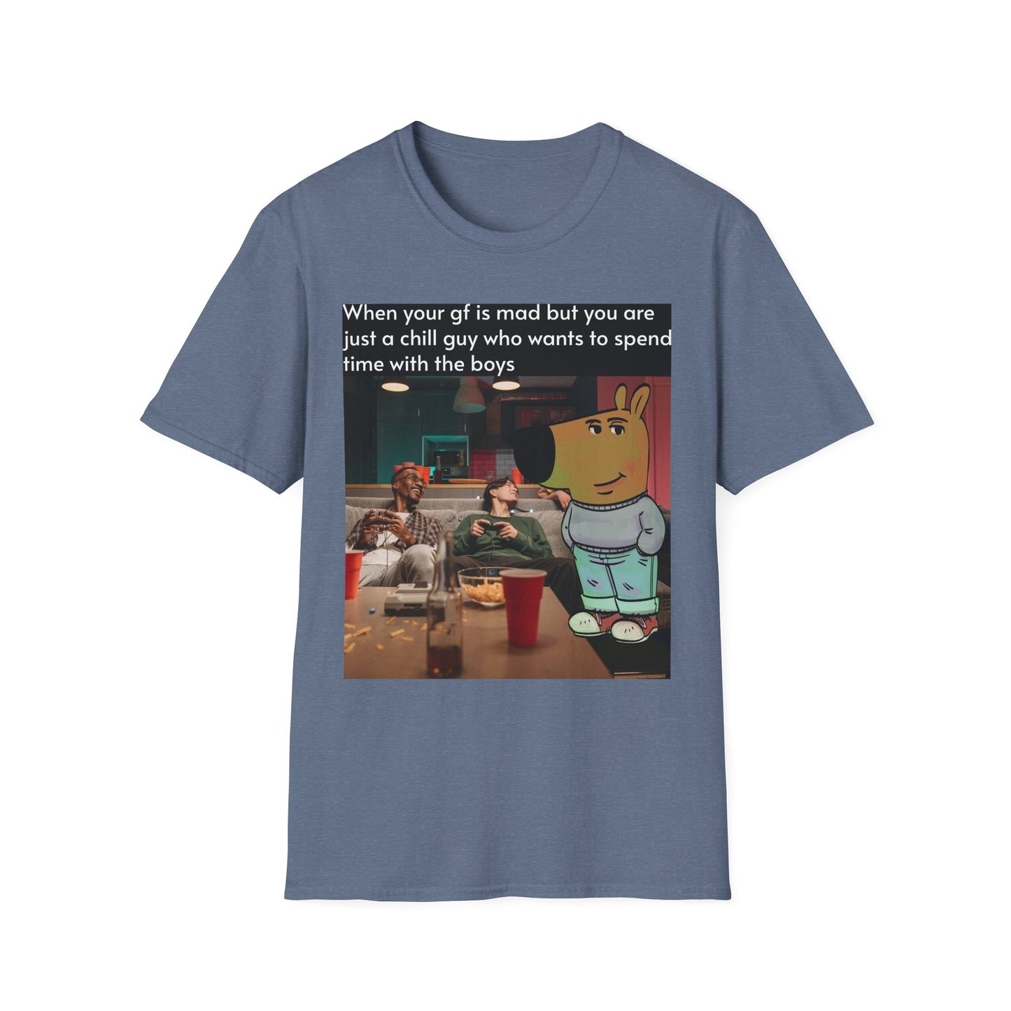 Funny Chill Guy T-Shirt - Perfect for Friends Gatherings