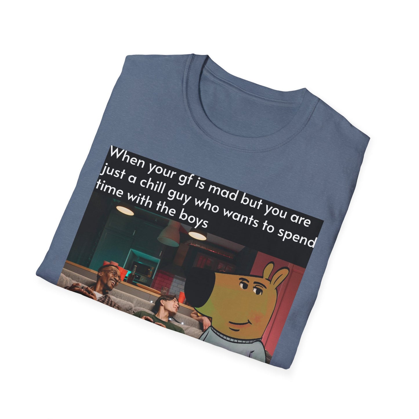 Funny Chill Guy T-Shirt - Perfect for Friends Gatherings